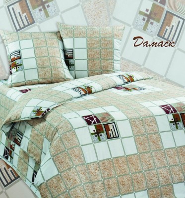 Комплект постельного белья Евро Поплин 70х70-2шт ПА-3-Дамаск