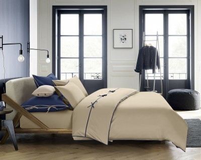 пододеяльник Sharmes &quot;Luca&quot; 150*210 Серо-бежевый/Темно-синий