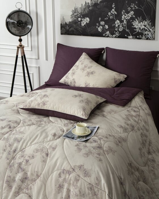 Комплекты для сна Linen Batik (бургунди лен) Евро