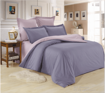 Постельное белье Valtery сатин однотонный LS-35 двуспальный