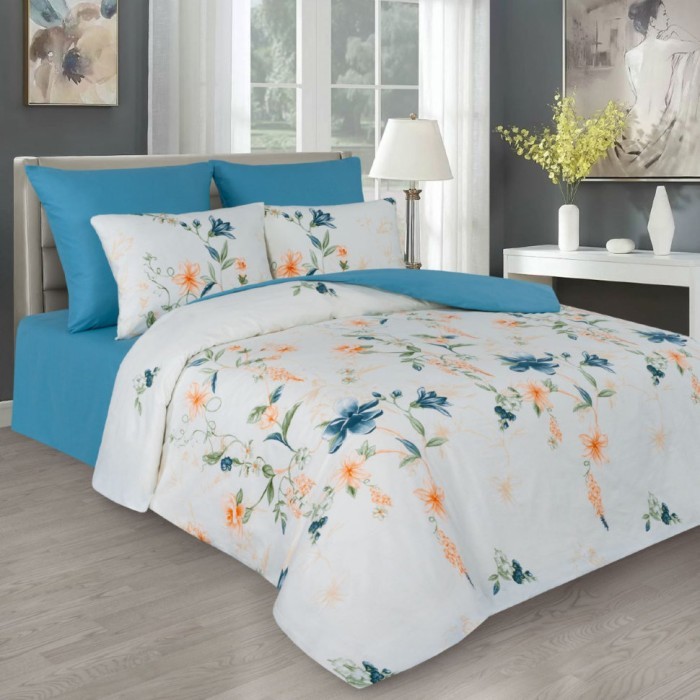 Постельное белье Valtery печатный CS-14 семейное