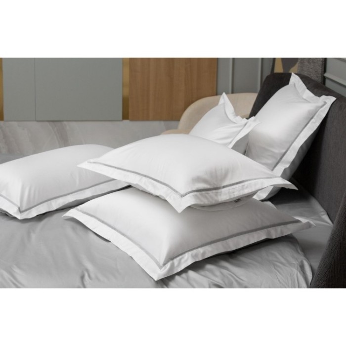 Наволочки с узкой отделкой Alpine Ash Grey Allure Grass 50х70 (2шт)