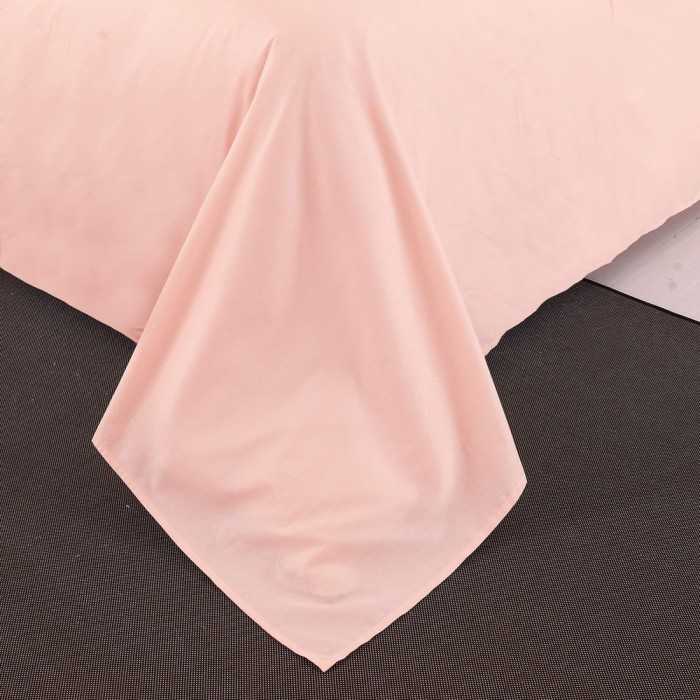 Изольда (розов) Комплект постельного белья Евро 4н