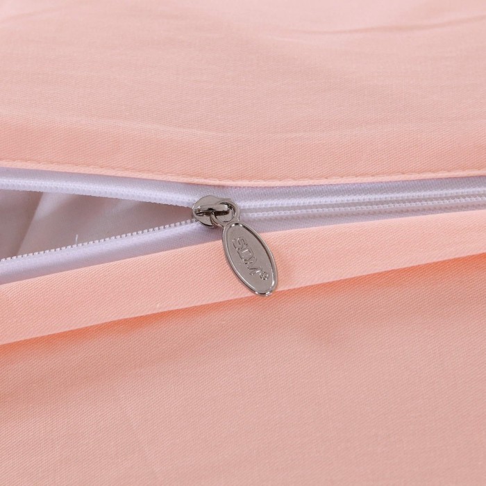 Изольда (розов) Комплект постельного белья Евро 4н