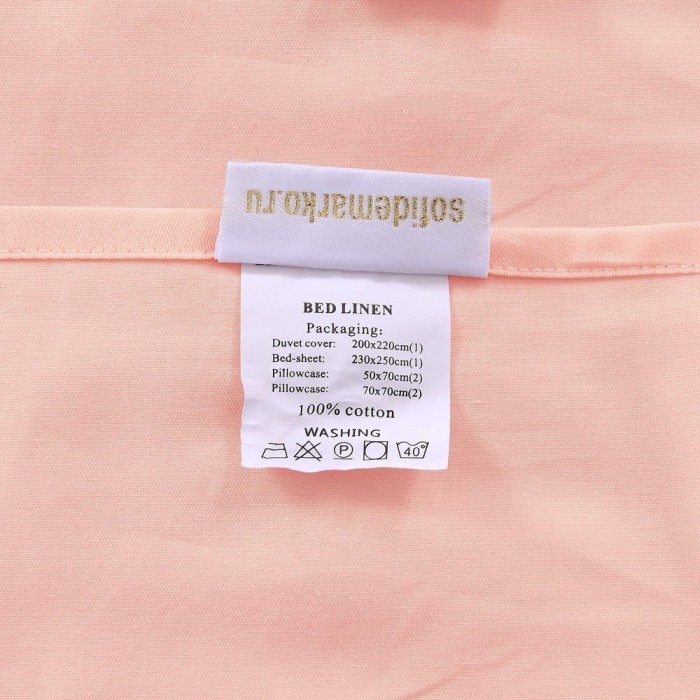 Изольда (розов) Комплект постельного белья Евро 4н
