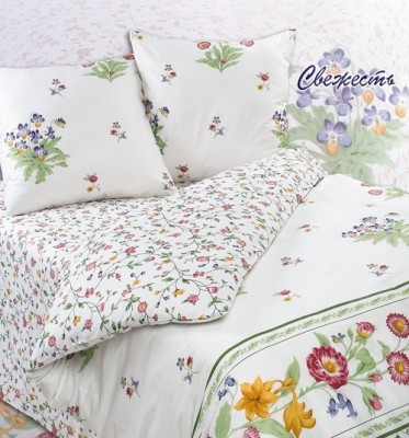 Комплект постельного белья Евро Поплин 70х70-2шт ПА-3-Свежесть