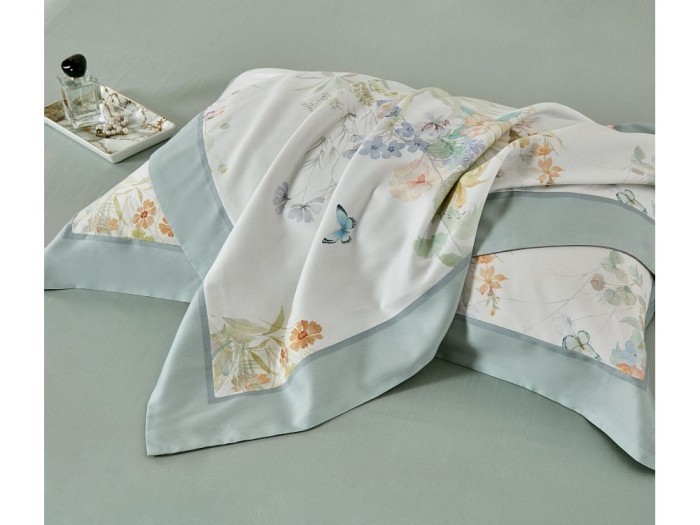 Постельное белье Asabella Евро, фланель-тенсел 2267-6