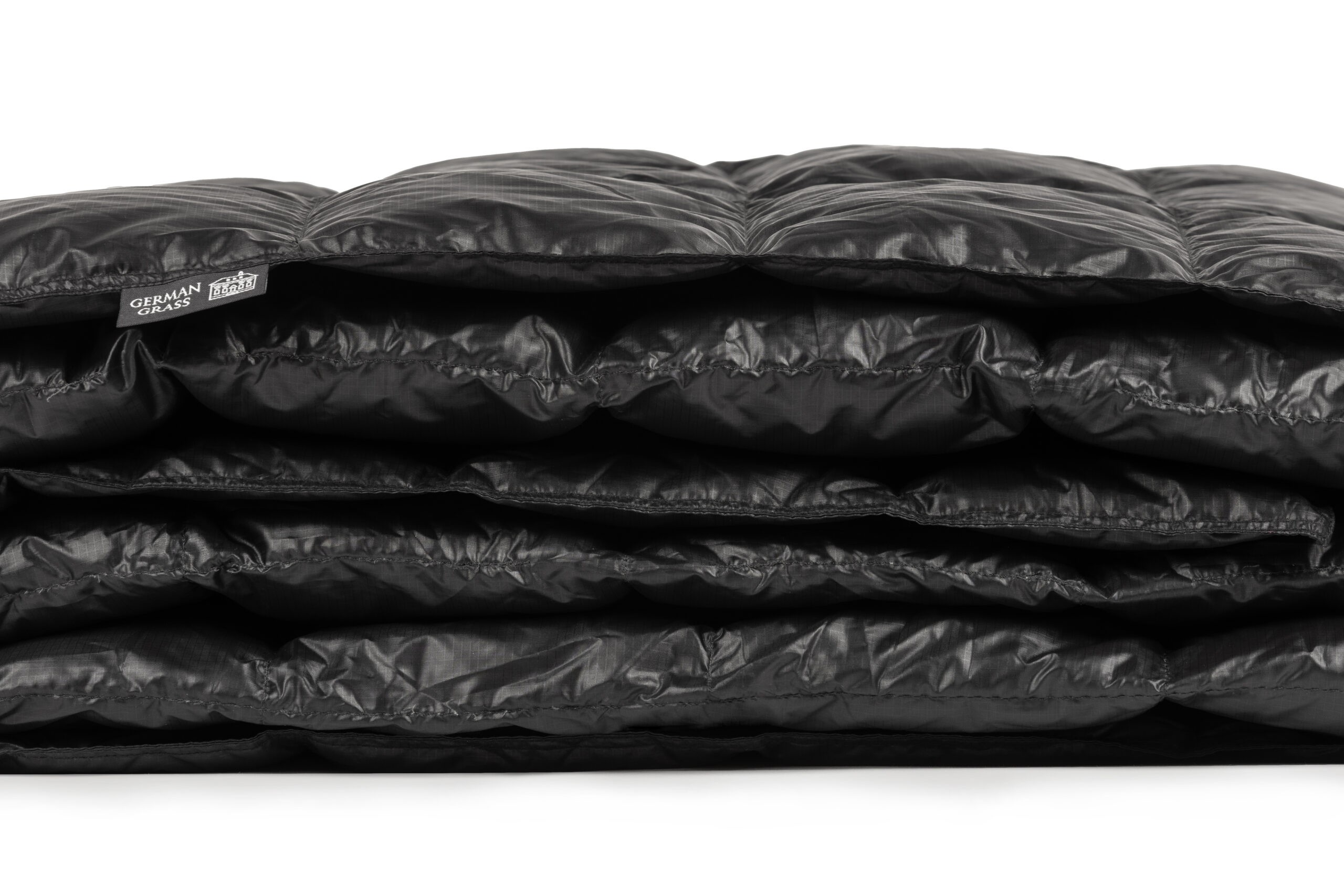 Дорожный плед-пончо пуховый Travel Cape Plaid Grass  Black 130х170