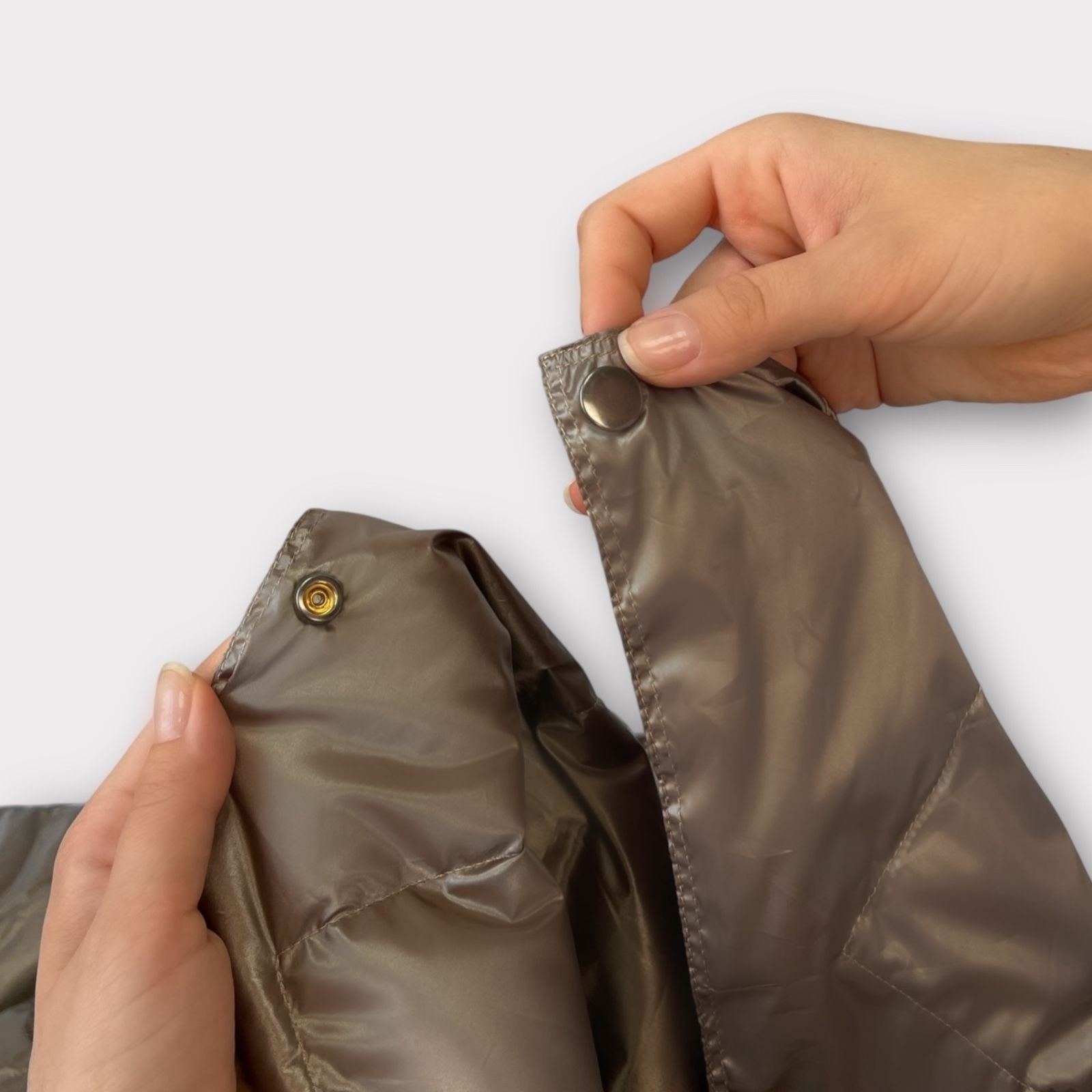 Дорожный плед-пончо пуховый Travel Cape Plaid Grass Milk Chocolate 130х170