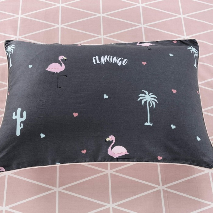 Фламинго (черный) Комплект Детского Постельного Белья