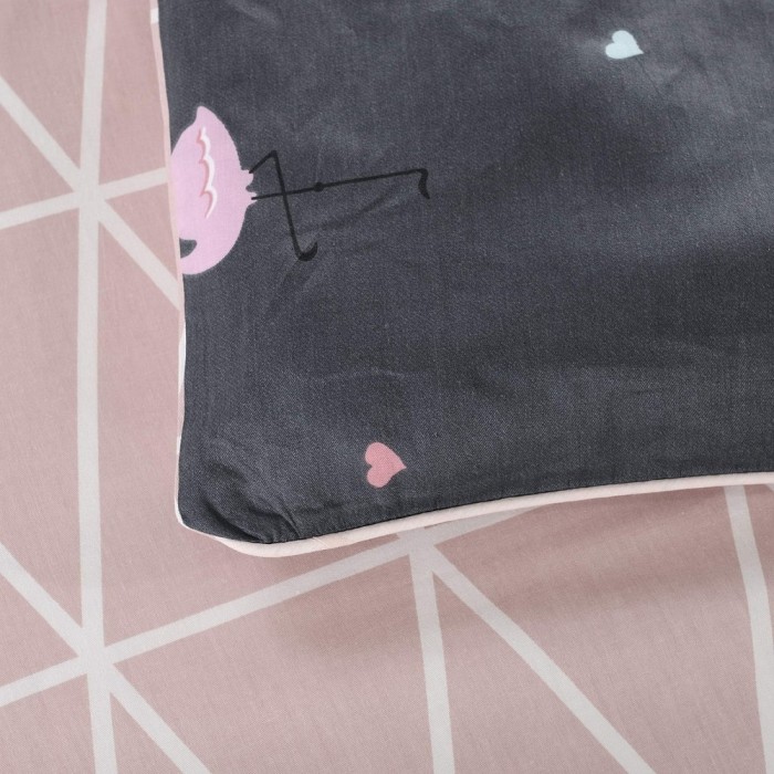 Фламинго (черный) Комплект Детского Постельного Белья