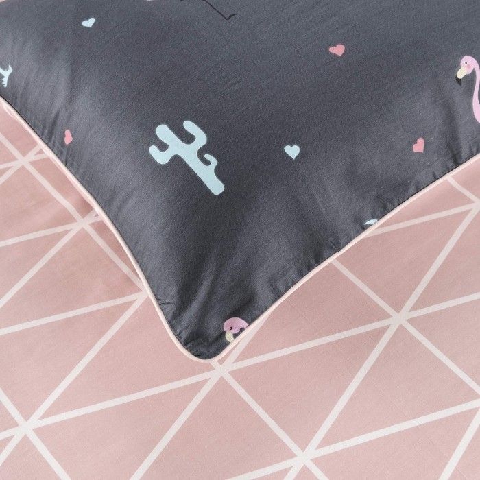 Фламинго (черный) Комплект Детского Постельного Белья