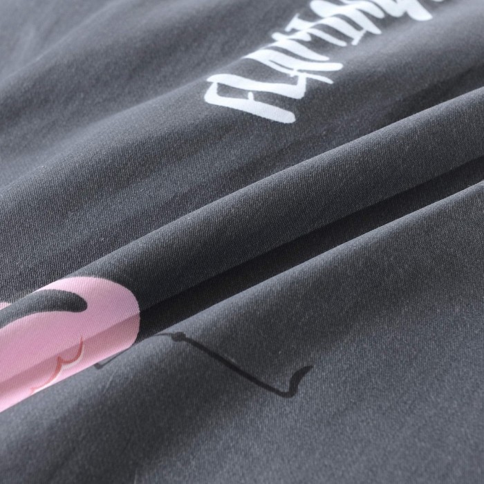 Фламинго (черный) Комплект Детского Постельного Белья