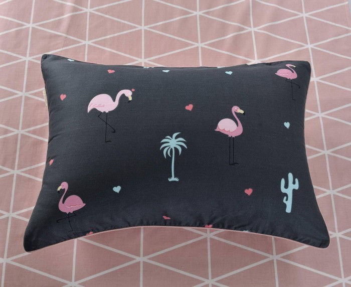 Фламинго (черный) Комплект Детского Постельного Белья