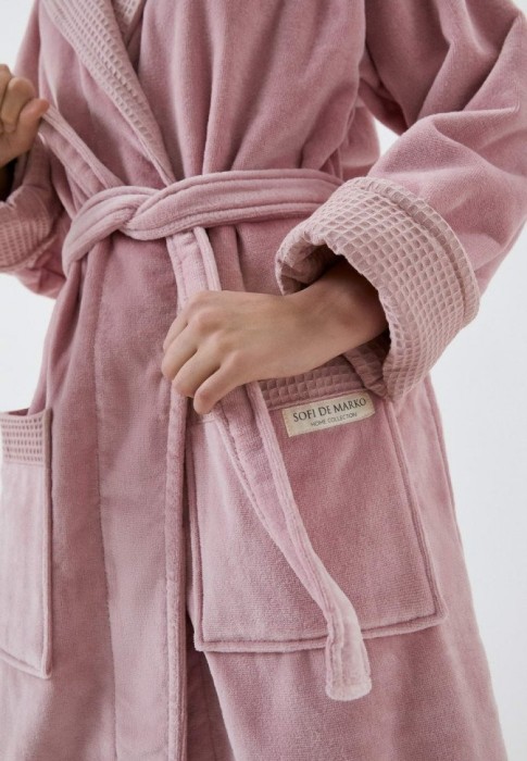 Аделия (лиловый) S Халат