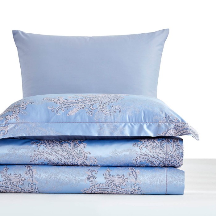 Постельное Белье Arya Бамбук Tencel 2 Сп. Nadia Голубой
