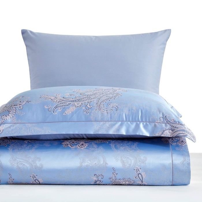 Постельное Белье Arya Бамбук Tencel 2 Сп. Nadia Голубой