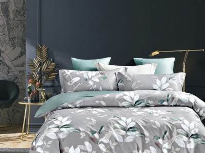 Постельное белье Asabella 1546-6 евро печатный сатин