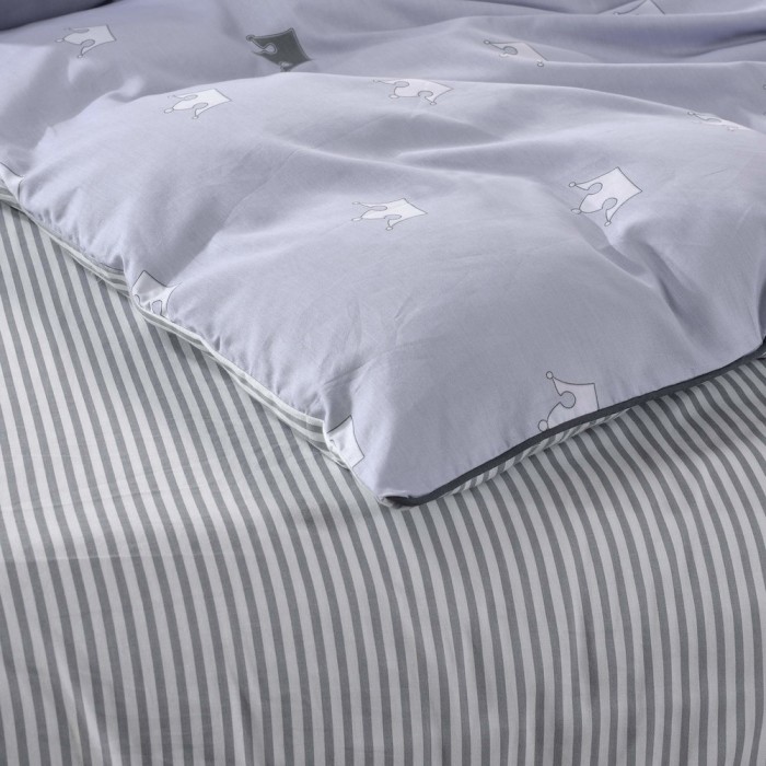 Джулиан (беж) Комплект постельного белья сатин Евро 4н