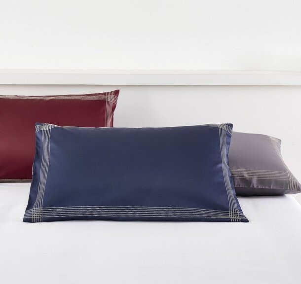 пододеяльник Sharmes "Merrow stich" 200*220 бордовый