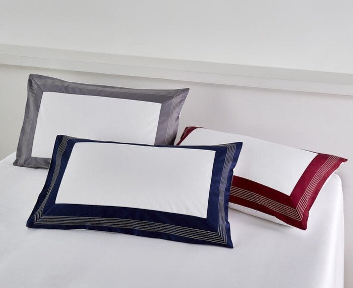 пододеяльник Sharmes "Merrow stich" 200*220 бордовый