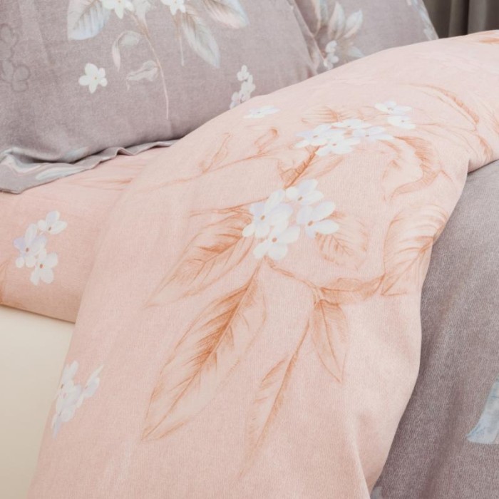 Постельное белье Asabella 464-6 евро печатный сатин