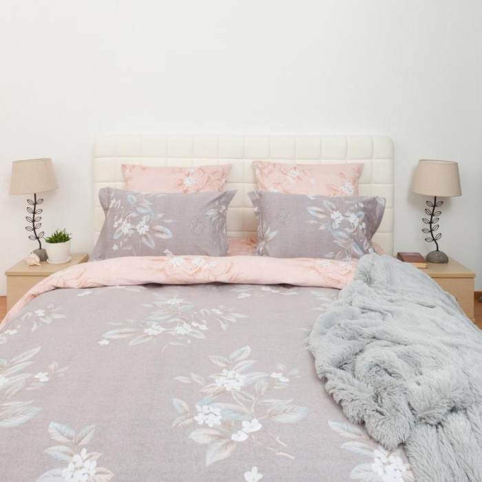 Постельное белье Asabella 464-6 евро печатный сатин