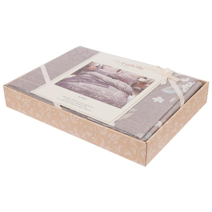 Постельное белье Asabella 464-6 евро печатный сатин