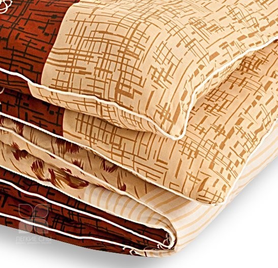 Одеяло стеганое, овечья шерсть "Золотое руно" теплое 200 х 220 см