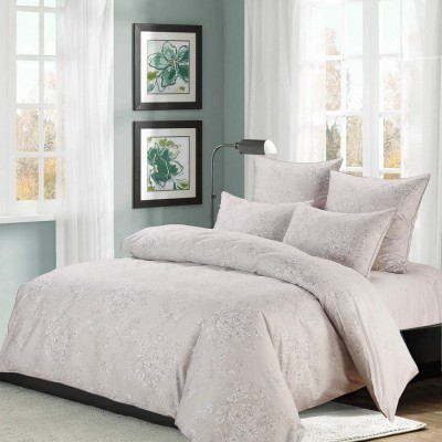 Карина (серая) Комплект постельного белья сатин Евро 4н