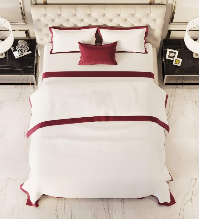 Флер №2 Комплект постельного белья сатин Евро 4н