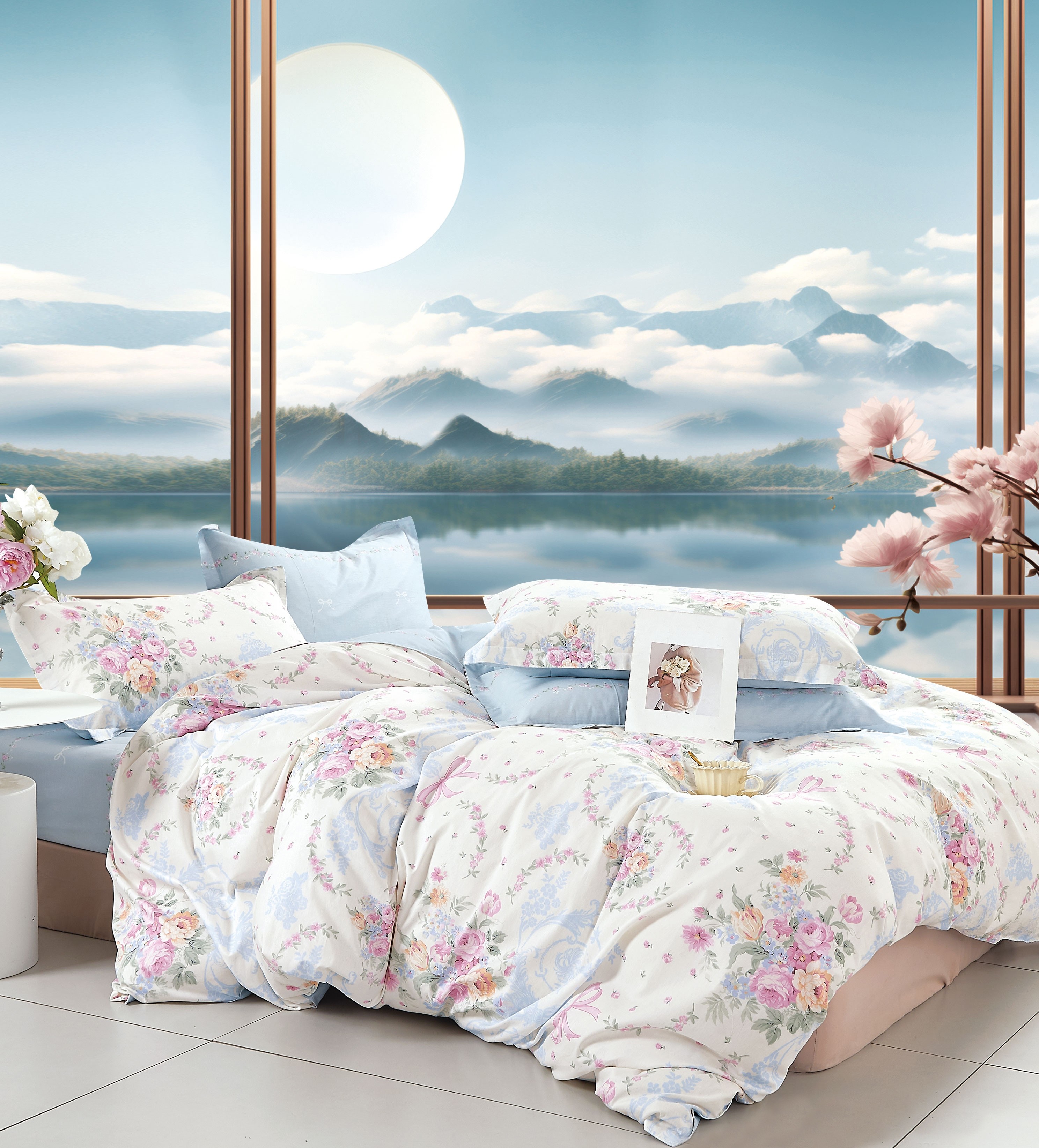 Постельное белье Twill евро 2 наволочки в ПВХ TPIG3-1975 КОД1171