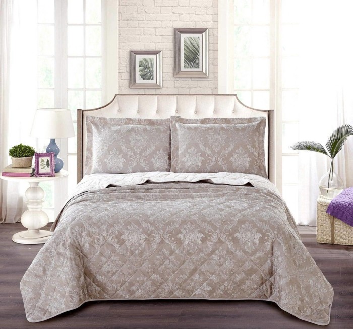 Лукерия (беж) Покрывало 240х260