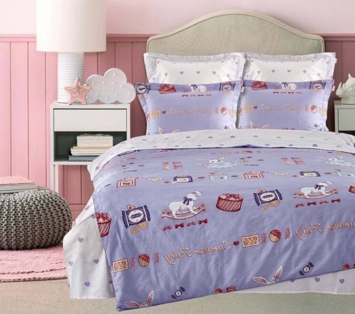 Постельное белье Казанова Алиса в стране чудес (лиловый) K-1.6-2137-Z