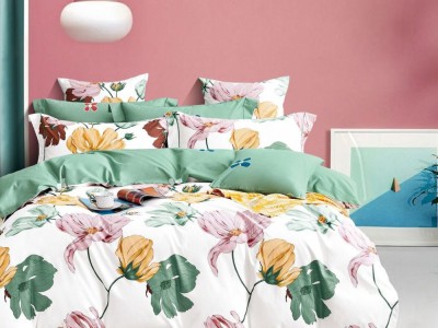 Постельное белье Asabella 1741-6 евро печатный сатин