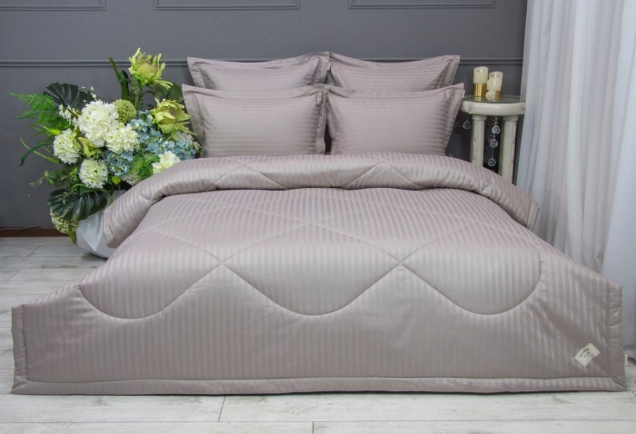 Постельный набор Hotel капучино жемчуг  евро