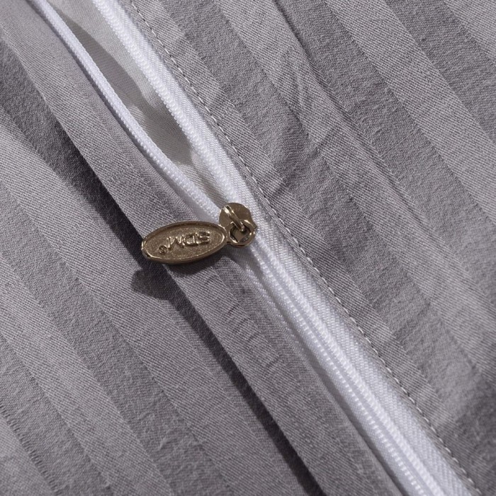 Данелия (серая) Евро страйп сатин