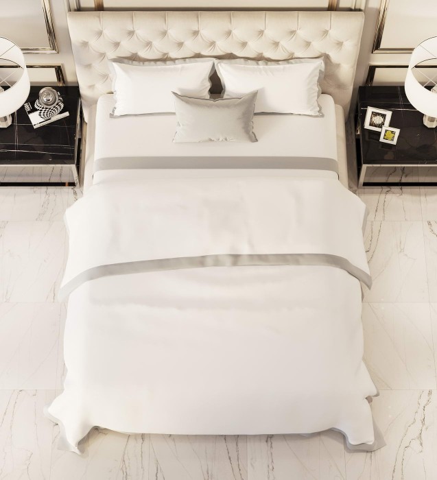 Флер №3 Комплект постельного белья сатин Евро 4н