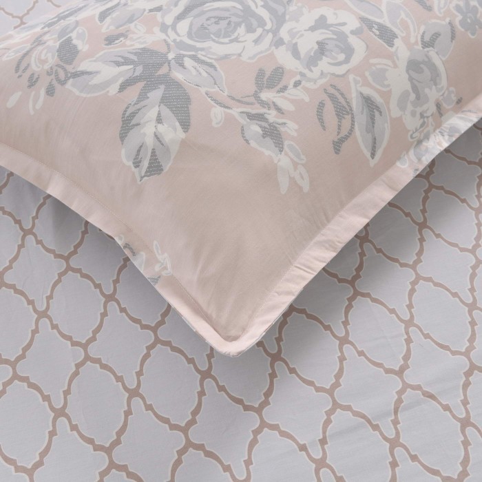 Дебюсси (розовый) Комплект постельного белья сатин Евро 4н