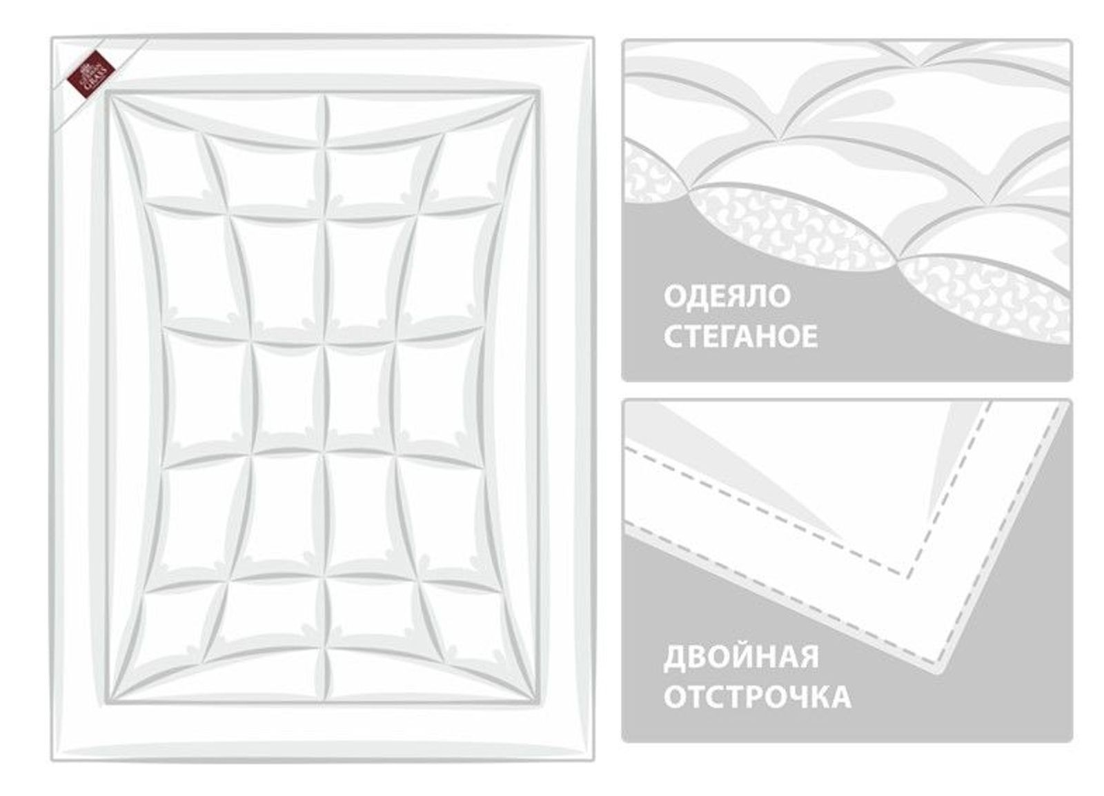 Одеяло NON-ALLERGENIC PREMIUM GRASS всесезонное 140х205