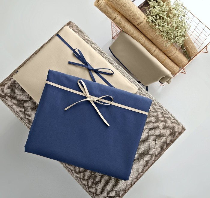 пододеяльник Sharmes "Luca" 200х220 (темно-синий/серо-бежевый)