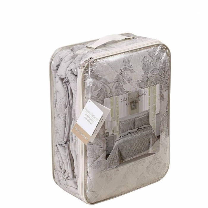 Лукерия (серо-голубая) Покрывало 240х260