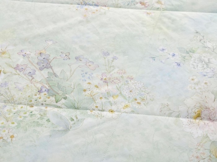 Комплект с 2-мя летними одеялами из сатина с лазерной печатью 160х220 см, 2344-2OSP