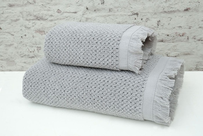 Полотенце Arya жаккардовое Merlin Серый