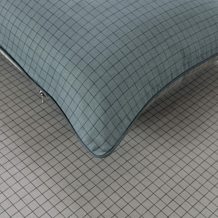 Диксан (серый) Комплект постельного белья сатин Евро 4н