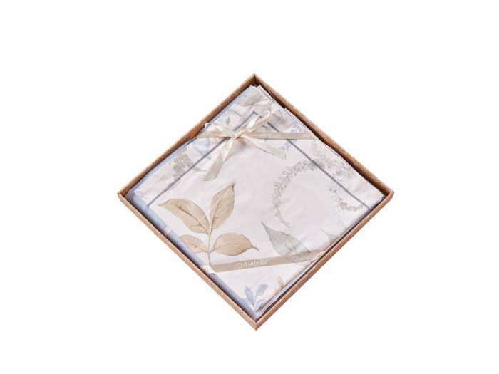 Комплект простыни с двумя наволочками, хлопок 1986-3Р