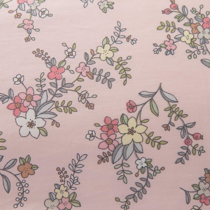 Валентина (персик) Комплект постельного белья сатин 7Е