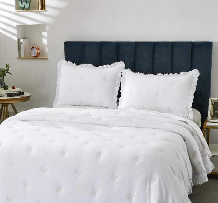 Ребека (белая) Покрывало 160х220