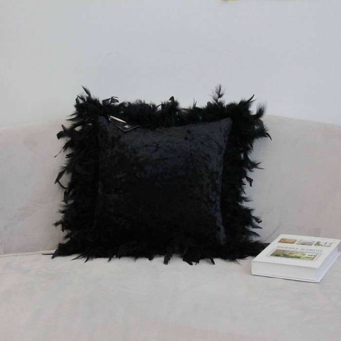 Бурлеск (черная) Наволочка 40х40