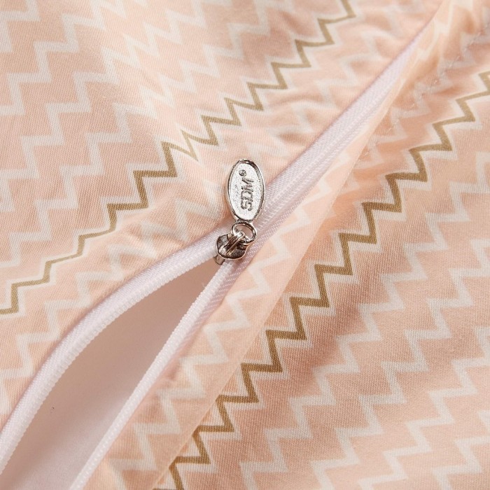 Августа (розовая) Комплект постельного белья сатин Евро 4н